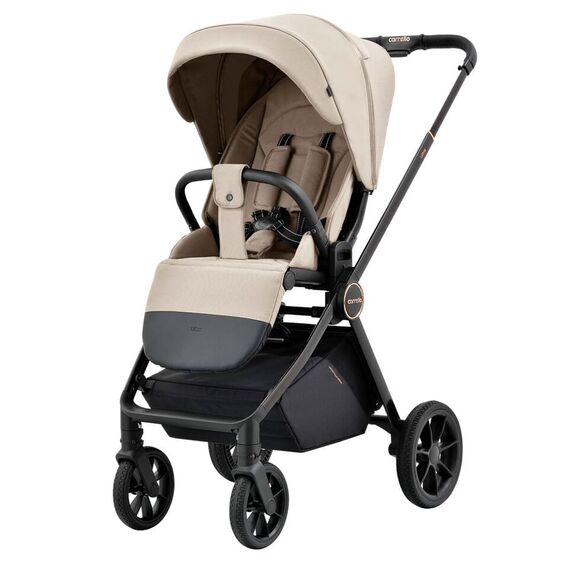 Carucior compact premium Carrello ULTRA 2 in 1 Cosmic Beige, Culoare: Bej, Model: 2 in 1 - poza 3 - ExclusivMAG.ro