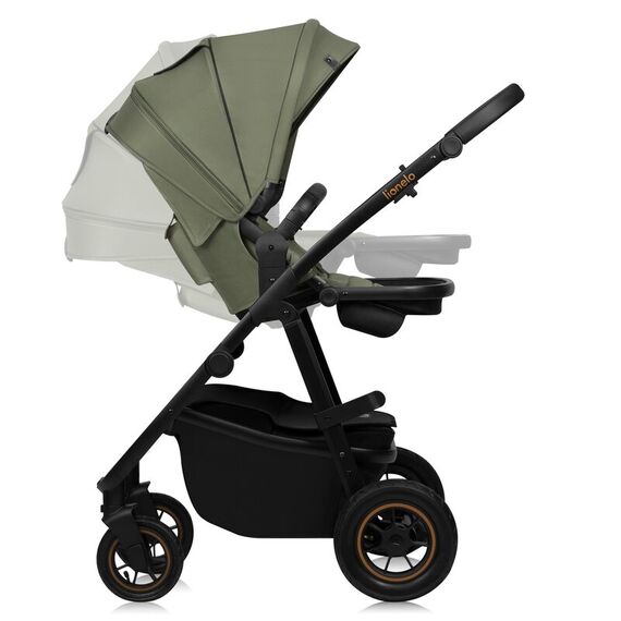 Carucior 3 in 1 Lionelo Amber Plus - Verde, Culoare: Verde, Model: 3 in 1 - poza 5 - ExclusivMAG.ro