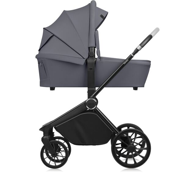 Carucior 3 in 1 Lionelo Mika Plus - Gri, Culoare: Gri, Model: 3 in 1 - poza 8 - ExclusivMAG.ro