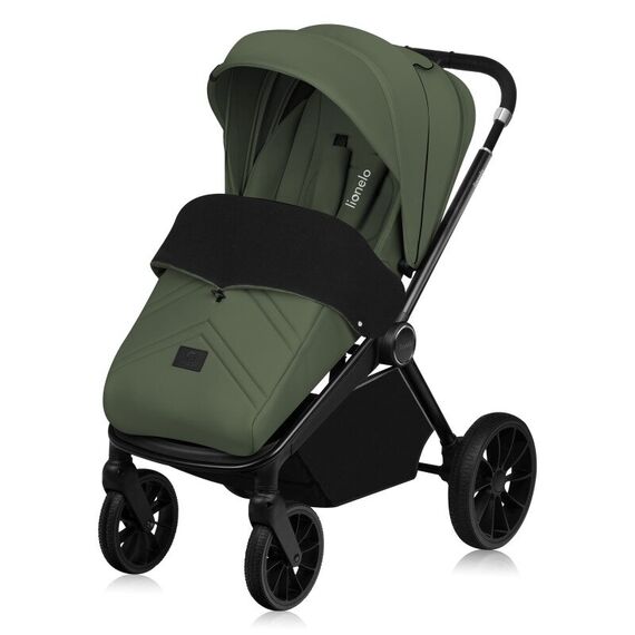 Carucior 2 in 1 Lionelo Mika Plus Pana la 22 kg - Verde, Culoare: Verde, Model: 2 in 1 - poza 6 - ExclusivMAG.ro