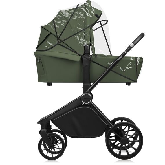 Carucior 2 in 1 Lionelo Mika Plus Pana la 22 kg - Verde, Culoare: Verde, Model: 2 in 1 - poza 10 - ExclusivMAG.ro