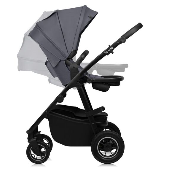 Carucior 3 in 1 Lionelo Amber Plus - Gri, Culoare: Gri, Model: 3 in 1 - poza 5 - ExclusivMAG.ro