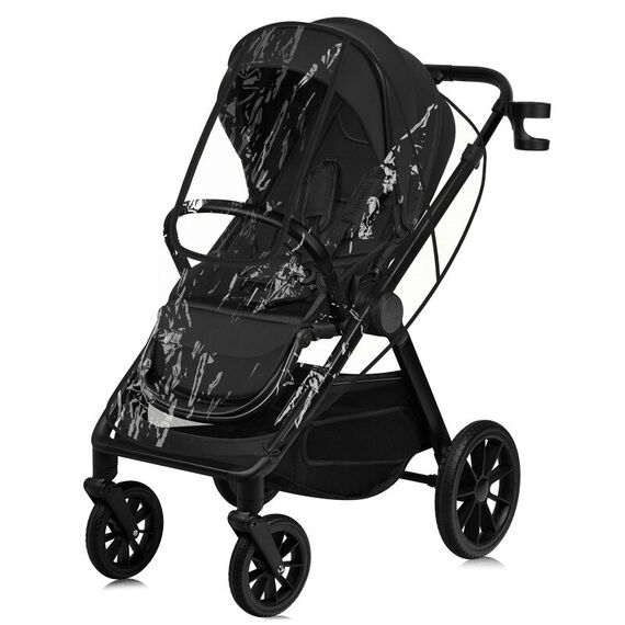 Carucior 2 in 1 Lionelo Layla - Negru, Culoare: Negru, Model: 2 in 1 - poza 9 - ExclusivMAG.ro