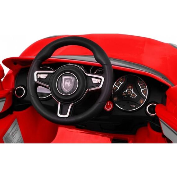 Masinuta electrica cu telecomanda TURBO-S, putere 60W - Rosu, Culoare: Rosu, Capacitate acumulator: 6V - poza 9 - ExclusivMAG.ro