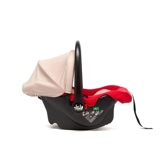 Cos Auto Juju Baby Boo i-Size, Bej-Bordo, Culoare: Crem, Grupa: 0-13kg (0 luni - 12 luni) - poza 3 - ExclusivMAG.ro