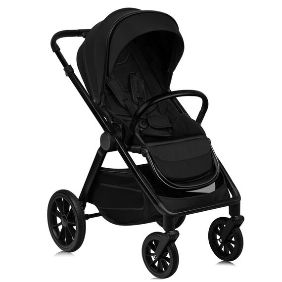 Carucior 2 in 1 Lionelo Layla - Negru, Culoare: Negru, Model: 2 in 1 - poza 4 - ExclusivMAG.ro