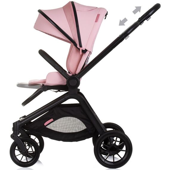Carucior Chipolino Magnum 3 in 1 pink marshmallow, Culoare: Roz, Model: 3 in 1 - poza 9 - ExclusivMAG.ro