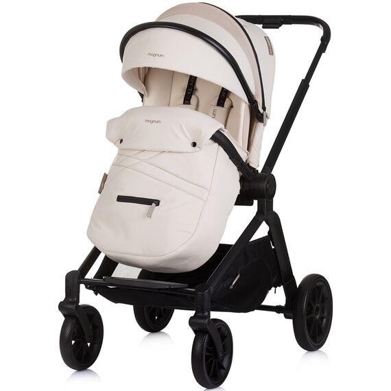 Carucior Chipolino Magnum 3 in 1 biscotta, Culoare: Bej, Model: 3 in 1 - poza 7 - ExclusivMAG.ro