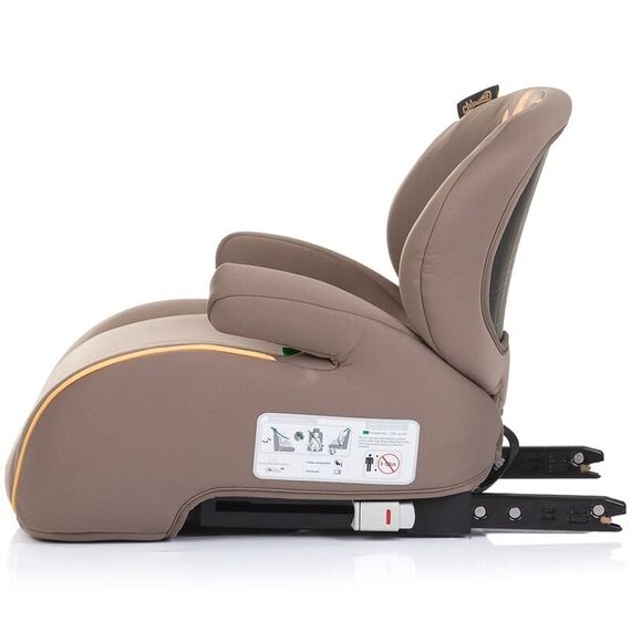 Inaltator auto Chipolino Sonic I-Size 125-150 cm cu sistem Isofix giraffe, Culoare: Bej, Grupa: 22-36kg (6 ani - 12 ani) - poza 3 - ExclusivMAG.ro