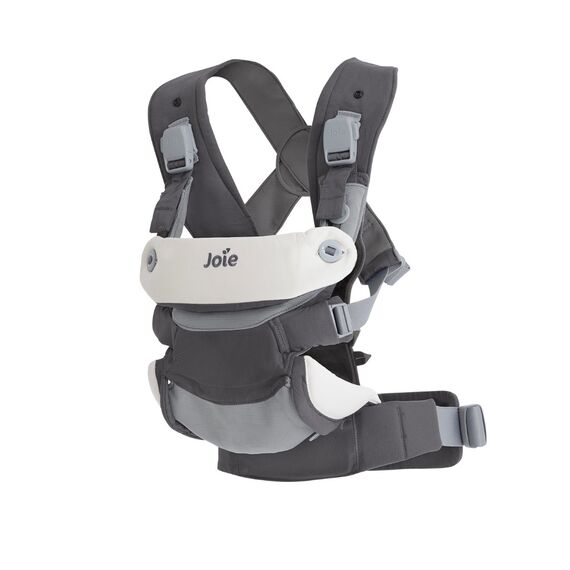 Marsupiu ergonomic Joie 3 in 1 pentru bebelusi Savvy Lite Cobblestone, Culoare: Gri - poza 3 - ExclusivMAG.ro