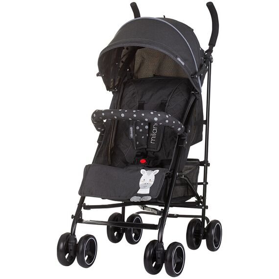 Carucior sport Chipolino Milano zebra, Culoare: Negru, Model: sport  - ExclusivMAG.ro