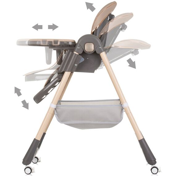 Scaun de masa Chipolino First Spoon macadamia, Culoare: Crem - poza 7 - ExclusivMAG.ro