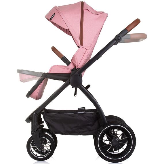 Carucior Chipolino Prestige 3 in 1 marshmallow, Culoare: Roz, Model: 3 in 1 - poza 10 - ExclusivMAG.ro