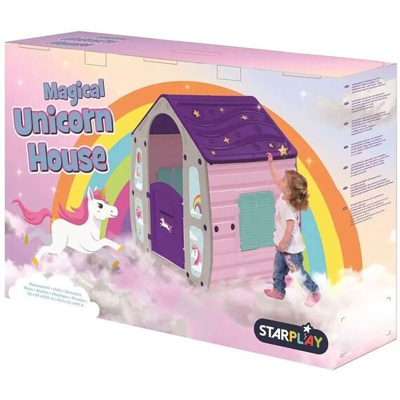 Casuta pentru copii Chipolino Magical House Unicorn, Culoare: Roz - poza 5 - ExclusivMAG.ro