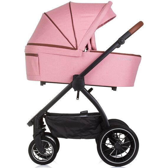 Carucior Chipolino Prestige 3 in 1 marshmallow, Culoare: Roz, Model: 3 in 1 - poza 5 - ExclusivMAG.ro