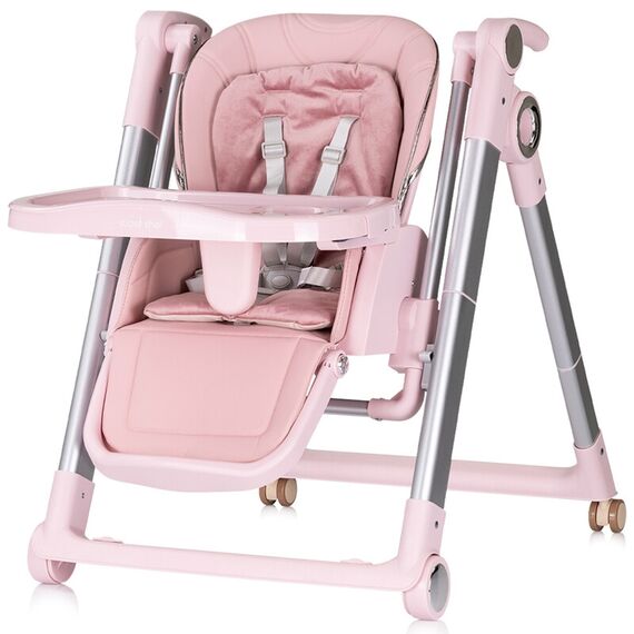 Scaun de masa Chipolino Super Chef 2 in 1 pink marshmallow, Culoare: Roz - poza 3 - ExclusivMAG.ro