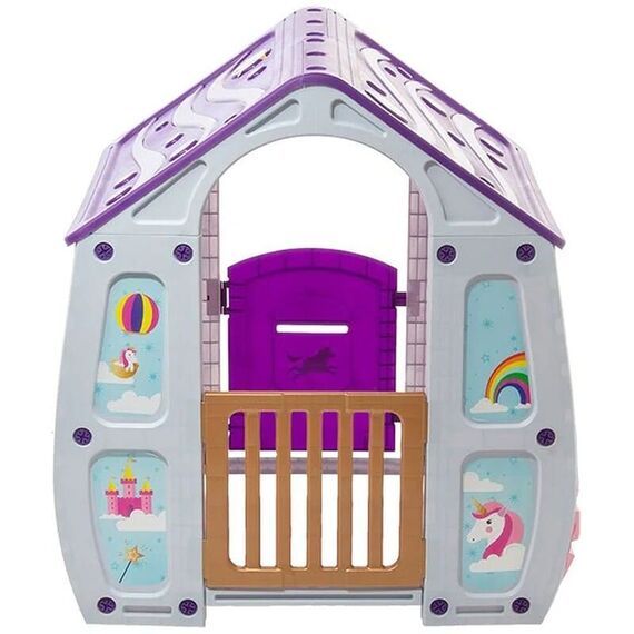 Casuta pentru copii Chipolino Magical House Unicorn, Culoare: Roz - poza 2 - ExclusivMAG.ro