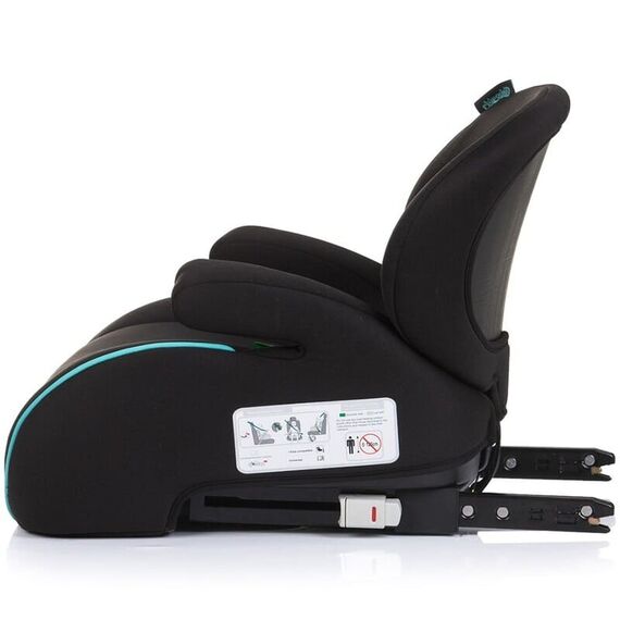 Inaltator auto Chipolino Sonic I-Size 125-150 cm cu sistem Isofix dino, Culoare: Negru, Grupa: 22-36kg (6 ani - 12 ani) - poza 3 - ExclusivMAG.ro