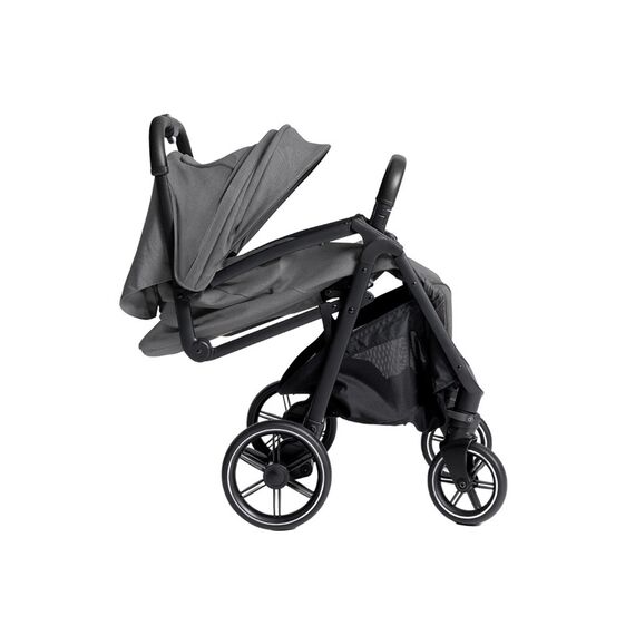 Carucior ultracompact Joie Parcel LX, nastere - 22 kg, Signature Ebony, Culoare: Gri/Negru, Model: sport - poza 4 - ExclusivMAG.ro