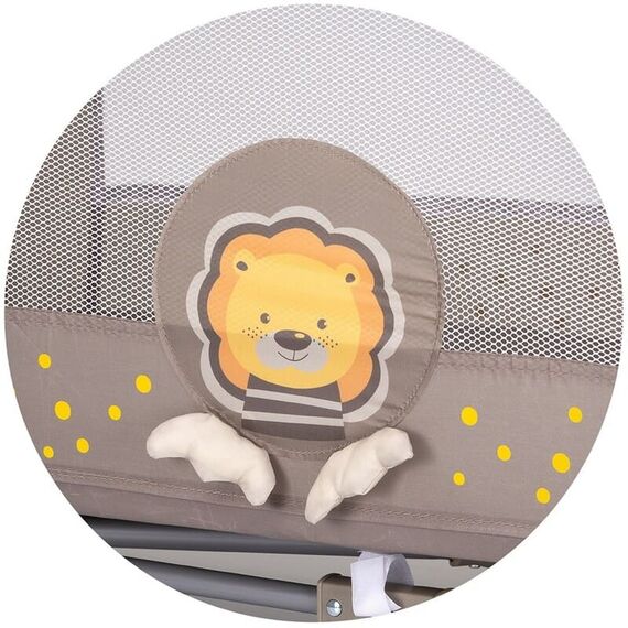 Patut pliabil Chipolino Capri Lion beige, Culoare: Bej, Dimensiuni: 120x60 - poza 3 - ExclusivMAG.ro
