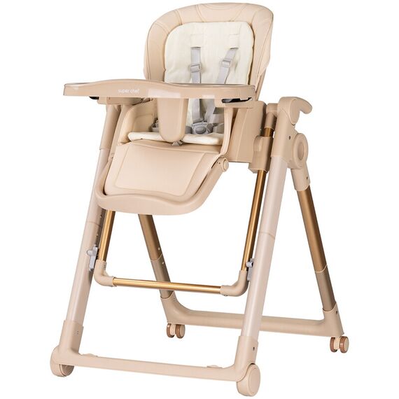 Scaun de masa Chipolino Super Chef 2 in 1 tiramisu, Culoare: Crem - poza 2 - ExclusivMAG.ro