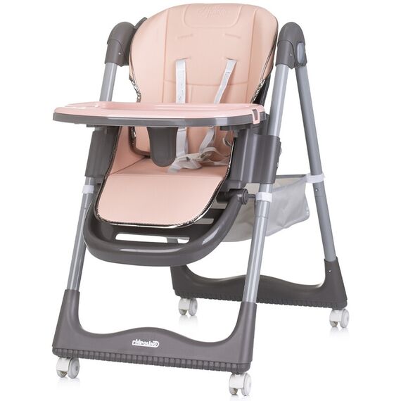 Scaun de masa Chipolino First Spoon flamingo, Culoare: Roz - poza 4 - ExclusivMAG.ro