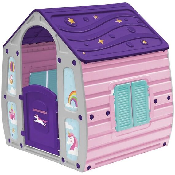 Casuta pentru copii Chipolino Magical House Unicorn, Culoare: Roz  - ExclusivMAG.ro