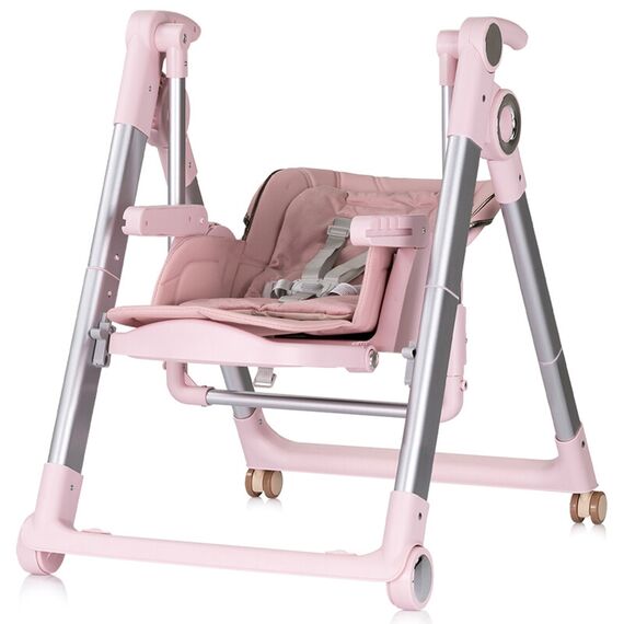 Scaun de masa Chipolino Super Chef 2 in 1 pink marshmallow, Culoare: Roz - poza 4 - ExclusivMAG.ro