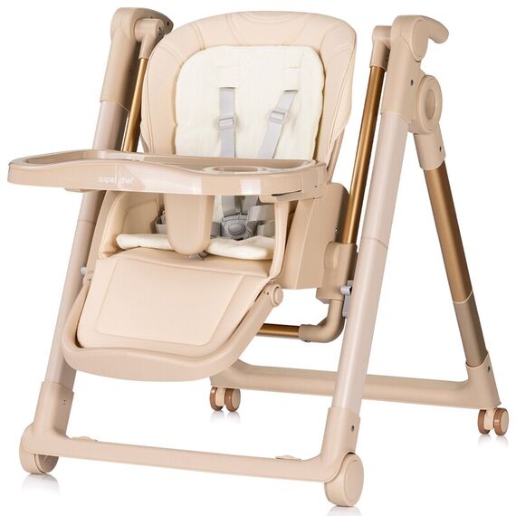 Scaun de masa Chipolino Super Chef 2 in 1 tiramisu, Culoare: Crem - poza 3 - ExclusivMAG.ro