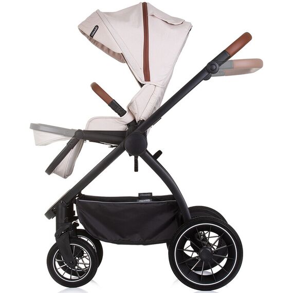 Carucior Chipolino Prestige 3 in 1 biscotta, Culoare: Bej, Model: 3 in 1 - poza 10 - ExclusivMAG.ro