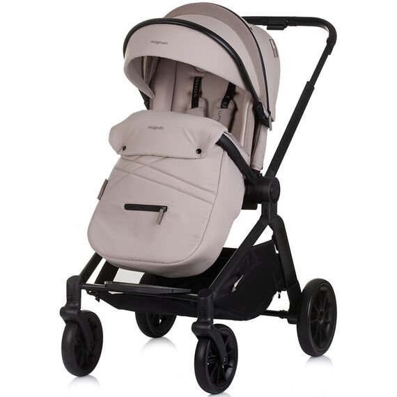 Carucior Chipolino Magnum 3 in 1 tiramisu, Culoare: Crem, Model: 3 in 1 - poza 7 - ExclusivMAG.ro