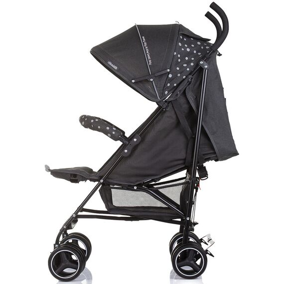 Carucior sport Chipolino Milano zebra, Culoare: Negru, Model: sport - poza 4 - ExclusivMAG.ro