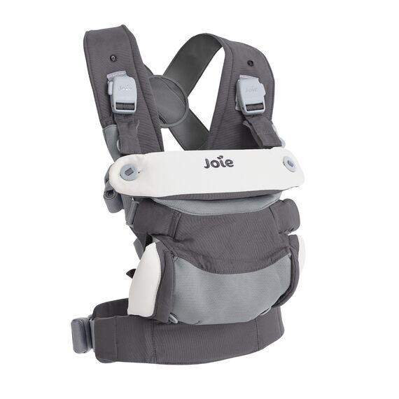Marsupiu ergonomic Joie 3 in 1 pentru bebelusi Savvy Lite Cobblestone, Culoare: Gri  - ExclusivMAG.ro