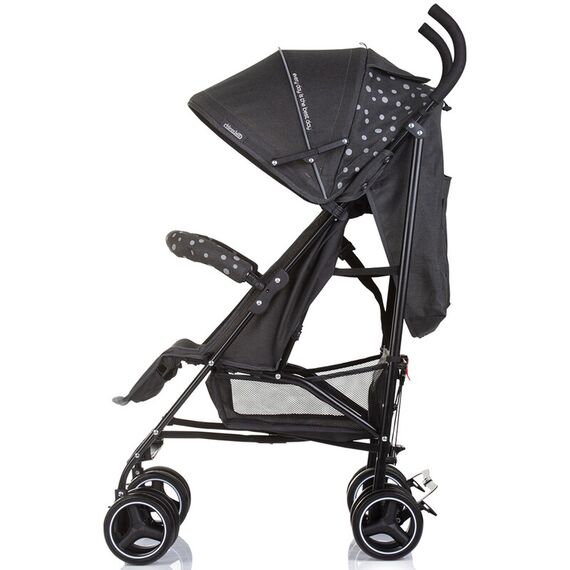 Carucior sport Chipolino Milano zebra, Culoare: Negru, Model: sport - poza 3 - ExclusivMAG.ro