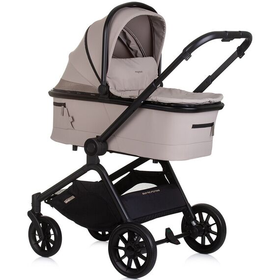 Carucior Chipolino Magnum 3 in 1 tiramisu, Culoare: Crem, Model: 3 in 1 - poza 3 - ExclusivMAG.ro