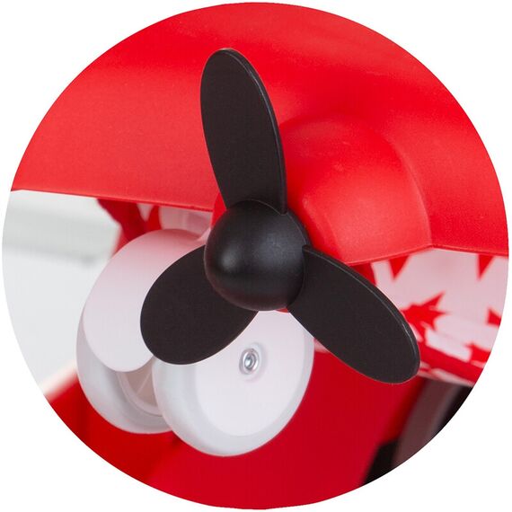 Premergator Chipolino Airplane 3 in 1 red, Culoare: Rosu - poza 8 - ExclusivMAG.ro