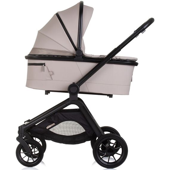 Carucior Chipolino Magnum 3 in 1 tiramisu, Culoare: Crem, Model: 3 in 1 - poza 4 - ExclusivMAG.ro