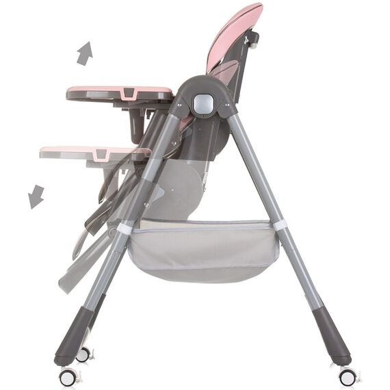 Scaun de masa Chipolino First Spoon flamingo, Culoare: Roz - poza 6 - ExclusivMAG.ro
