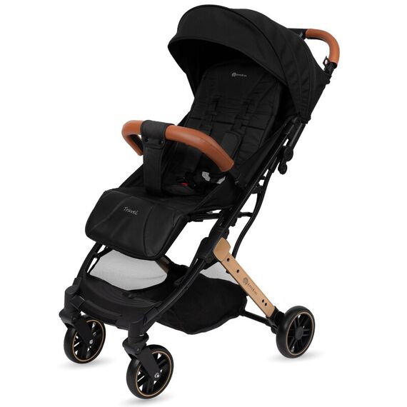 Carucior Sport AppeKids Travel, Ultracompact, Tip Troller - Black, Culoare: Negru, Model: sport  - ExclusivMAG.ro