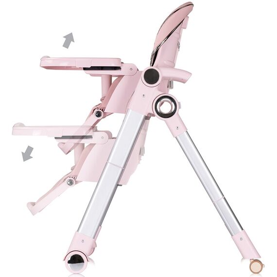 Scaun de masa Chipolino Super Chef 2 in 1 pink marshmallow, Culoare: Roz - poza 6 - ExclusivMAG.ro