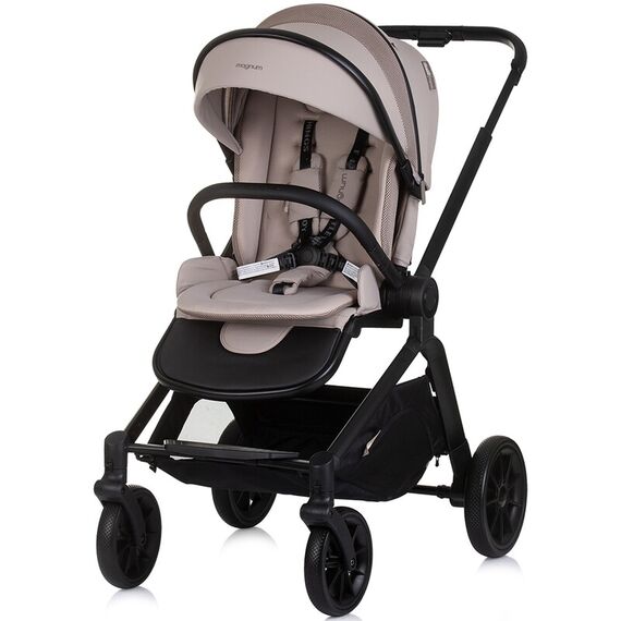 Carucior Chipolino Magnum 3 in 1 tiramisu, Culoare: Crem, Model: 3 in 1 - poza 6 - ExclusivMAG.ro