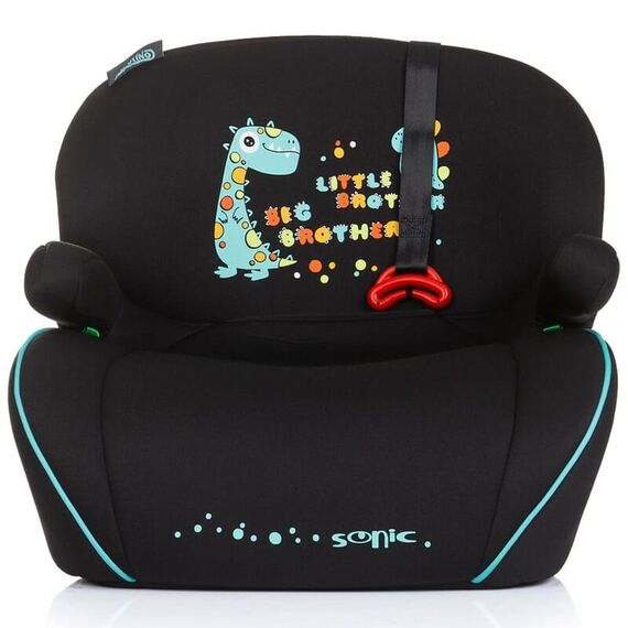 Inaltator auto Chipolino Sonic I-Size 125-150 cm cu sistem Isofix dino, Culoare: Negru, Grupa: 22-36kg (6 ani - 12 ani) - poza 2 - ExclusivMAG.ro