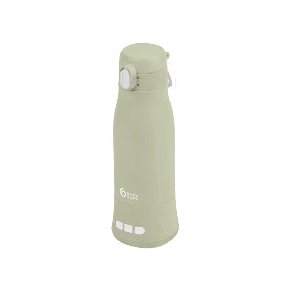 Moov & Feed Incalzitor de biberoane portabil si reincarcabil, Sage Green Babymoov, Culoare: Verde  - ExclusivMAG.ro