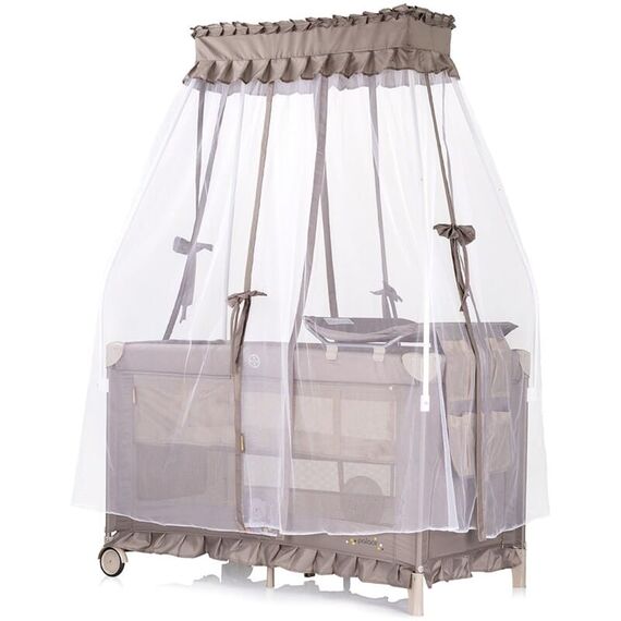 Patut pliabil Chipolino Palace Bear beige, Culoare: Bej, Dimensiuni: 140x70 - poza 2 - ExclusivMAG.ro
