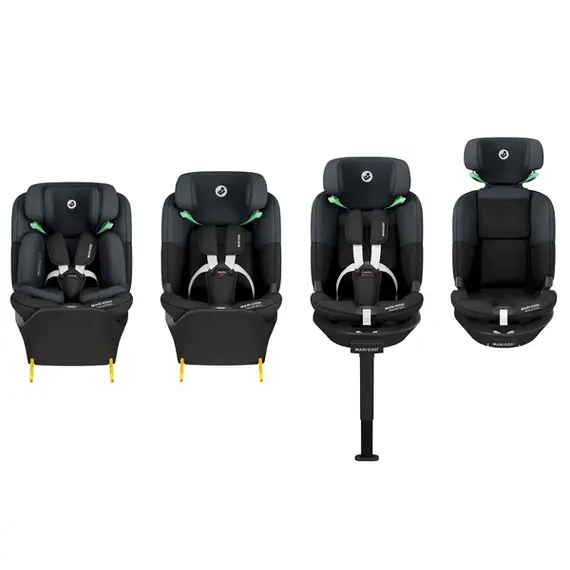 Scaun Auto I-Size Maxi-Cosi EMERALD 360 S TONAL BLACK, Culoare: Gri/Negru, Grupa: 0-36kg (0 luni - 12 ani) - poza 5 - ExclusivMAG.ro