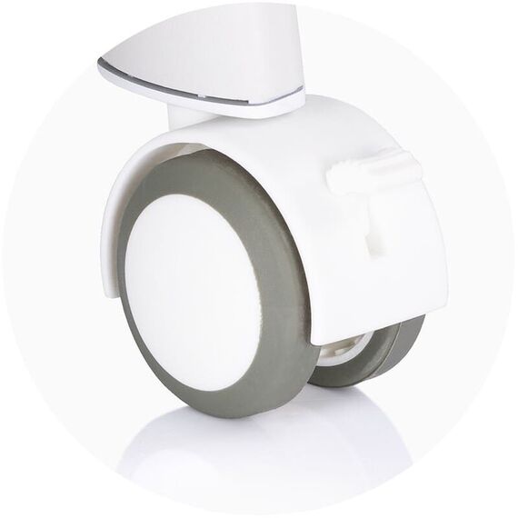 Patut cu leganare si cantar integrat Chipolino Sogno 2 in 1 grey, Culoare: Gri, Dimensiuni: 95x65 - poza 9 - ExclusivMAG.ro