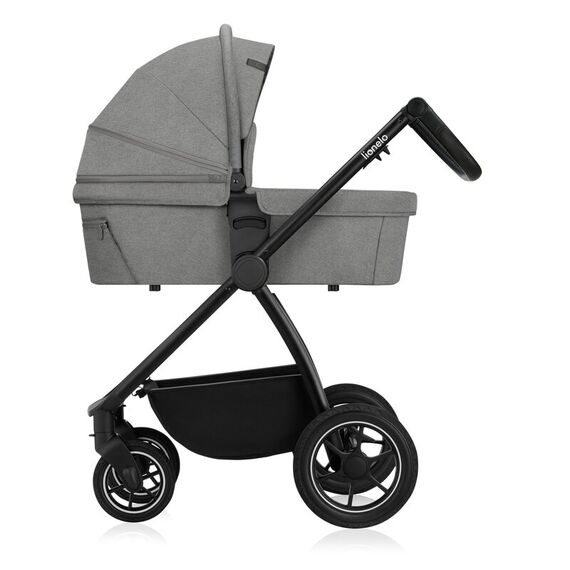 Carucior 3 in 1 Lionelo Meril - Gri, Culoare: Gri, Model: 3 in 1 - poza 3 - ExclusivMAG.ro