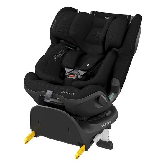 Scaun Auto I-Size Maxi-Cosi EMERALD 360 PRO AUTHENTIC BLACK, Culoare: Negru, Grupa: 0-36kg (0 luni - 12 ani)  - ExclusivMAG.ro
