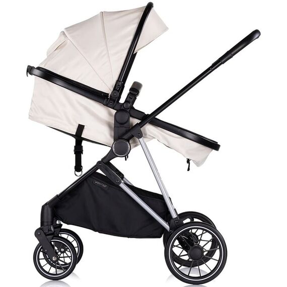 Carucior Chipolino Aura 2 in 1 biscotta, Culoare: Crem, Model: 2 in 1 - poza 5 - ExclusivMAG.ro