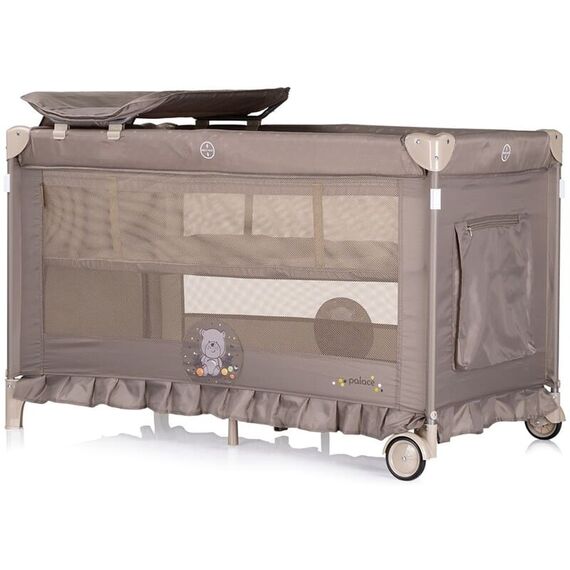 Patut pliabil Chipolino Palace Bear beige, Culoare: Bej, Dimensiuni: 140x70 - poza 4 - ExclusivMAG.ro